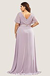 Lilac Purple Cheap Bridesmaid Dresses Australia Ready To Ship A line Sleeves