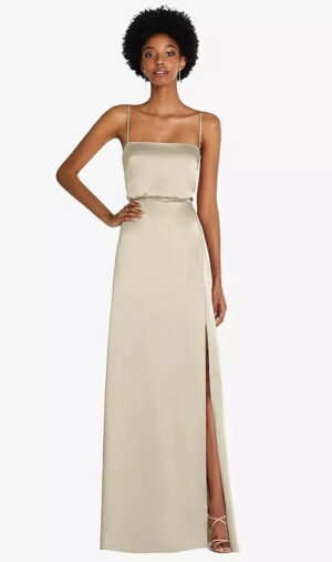 Cassie Champagne Bridesmaid Dress by Dessy