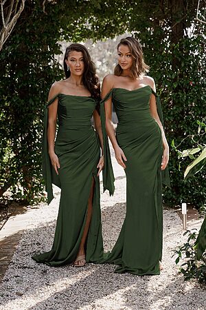 Esme Bridesmaid Dress by Tania Olsen - Olive Green