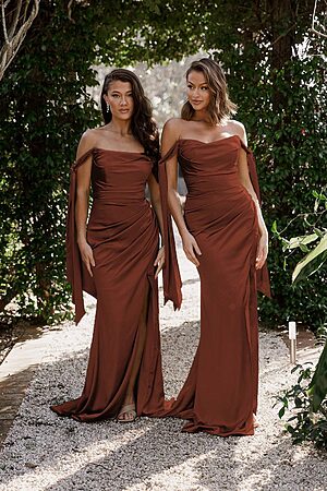 Esme Bridesmaid Dress by Tania Olsen - Rust