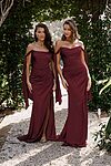 Esme Bridesmaid Dress by Tania Olsen - Wine