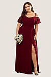 Burgundy Bridesmaid Dresses Australia Plus Size Cheap