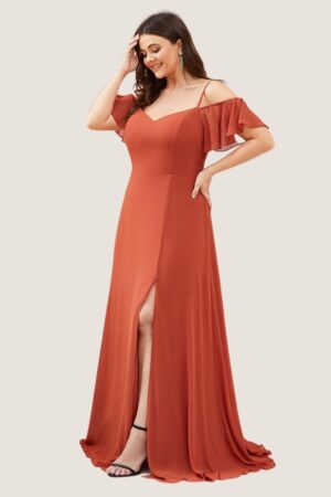 Burnt Orange Bridesmaid Dresses Australia Plus Size Cheap