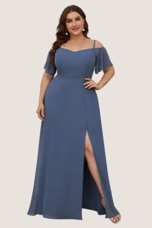 Dusty Blue Bridesmaid Dresses Australia Plus Size Cheap