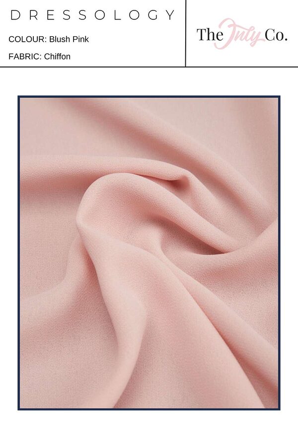 Blush Pink Dressology Swatch Dressology Blush Chiffon Swatches Bridesmaids Only Dresses
