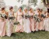 Blush Embroidered Tulle Real Wedding Jenny Yoo Australia