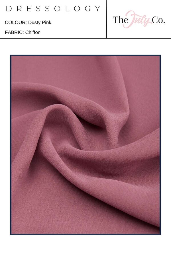 Dusty Pink Dressology Swatch Dressology Dusty Pink Chiffon Swatches Bridesmaids Only Dresses