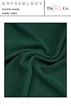 Dressology Emerald Chiffon Swatches Bridesmaids Only Dresses