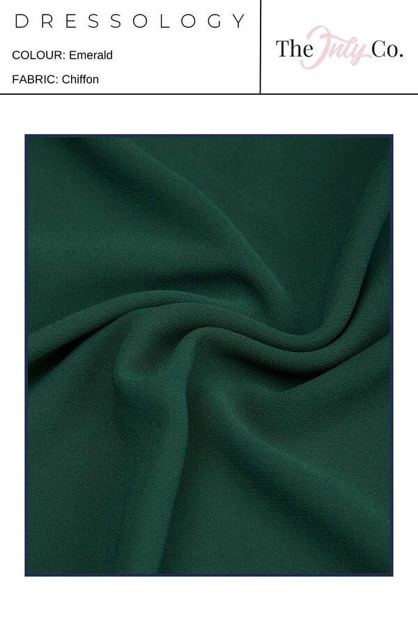 Emerald Dressology Swatch Dressology Emerald Chiffon Swatches Bridesmaids Only Dresses