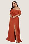 Burnt Orange Cheap Bridesmaid Dresses Melbourne Australia