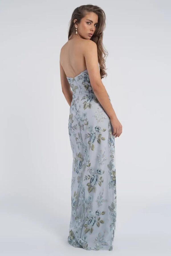 MercyFloralBridesmaidDressbyJennyYooAustraliaWhisperBlue2 Light Blue Tulle Embroidered Bridesmaid Dresses by Jenny Yoo Brisbane
