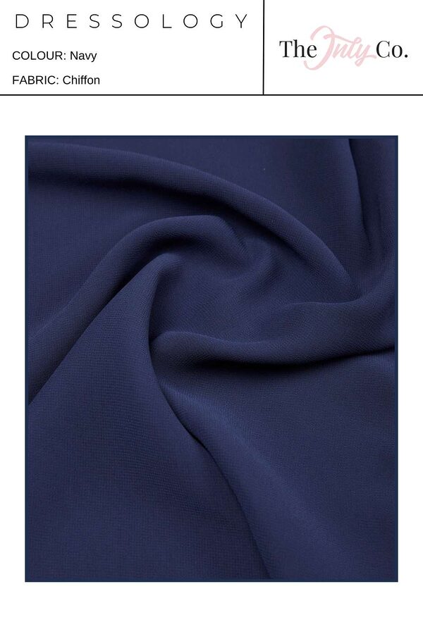 Navy Dressology Swatch Dressology Navy Chiffon Swatches Bridesmaids Only Dresses