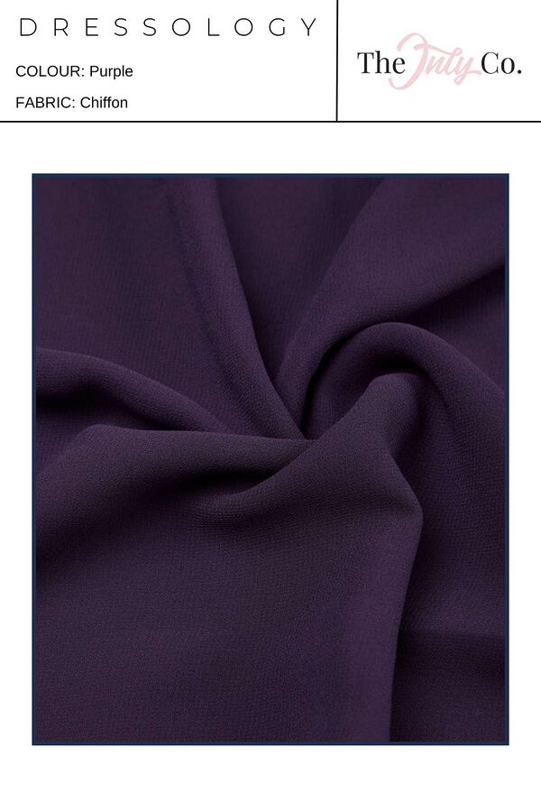 Purple Dressology Swatch Dressology Purple Chiffon Swatches Bridesmaids Only Dresses