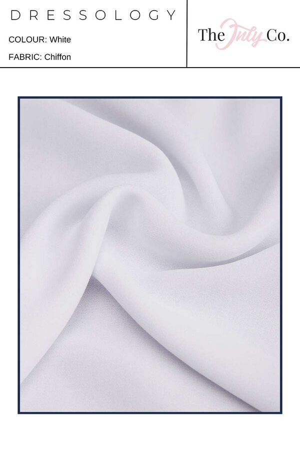 White Dressology Swatch Dressology White Chiffon Swatches Bridesmaids Only Dresses