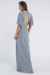 Alexia Bridesmaid Dress by Jenny Yoo in Chambray Blue Pebble Crepe