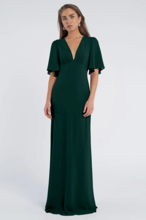 Alexia Bridesmaid Dress by Jenny Yoo - Emerald Green