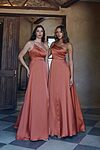Carina Bridesmaid Dress by Tania Olsen - Terracotta Orange