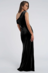 Jenny Yoo Jordan Bridesmaid Dress Black Velvet