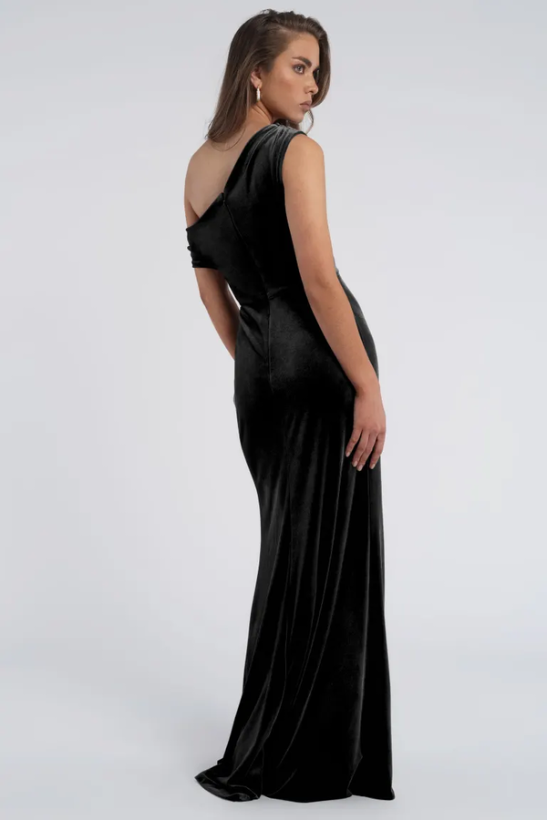 Jenny Yoo Jordan Bridesmaid Dress Black Velvet Jenny Yoo Jordan Bridesmaid Dress Black Velvet