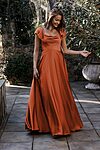 Lisette Bridesmaid Dress by Tania Olsen - Terracotta