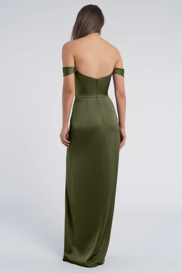 Sawyer Bridesmaid Dress by Jenny Yoo - Olive Green Sawyer Bridesmaid Dress by Jenny Yoo - Olive Green