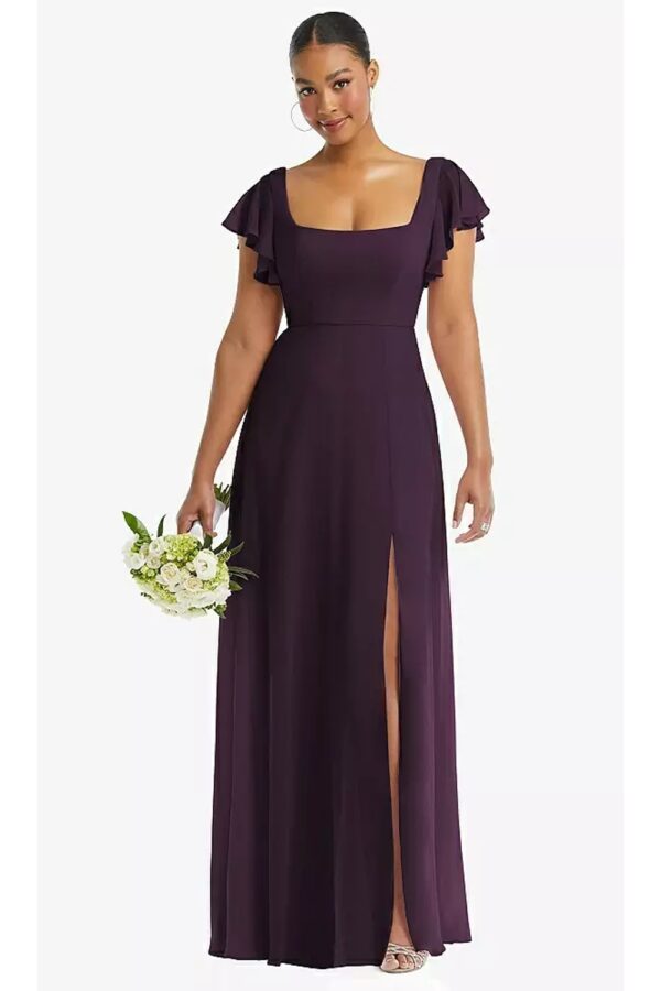 Ayda Dessy Aubergine Purple Bridesmaid Dresses