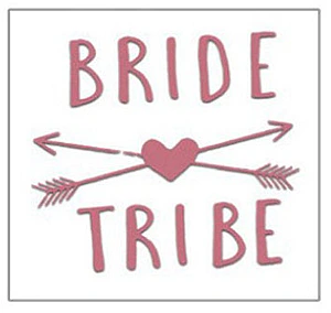Bridesmaid Tattoo Pink - 3 Pack