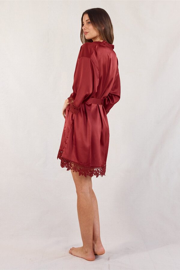 Ella Satin Copper Rose Bridesmaid Robes Brisbane Ella Copper Satin Bridesmaid Robes Plus Size