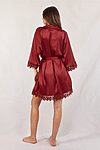 Ella Burnt Orange Satin Bridesmaid Robes Sydney