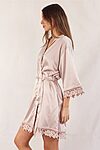 Ella Champagne Satin Bridesmaid Robes Australia