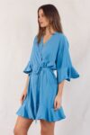 Olivia Azure Blue Bridesmaid Robes