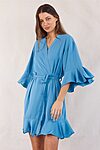 Olivia Bright Blue Bridesmaid Robes