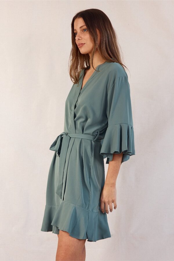 Olivia Dusty Sage Bridesmaid Robes Olivia Dusty Green Bridesmaid Robes