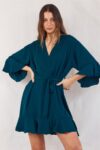 Emerald Green Bridesmaid Robes Plus Size