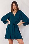 Emerald Green Bridesmaid Robes Plus Size