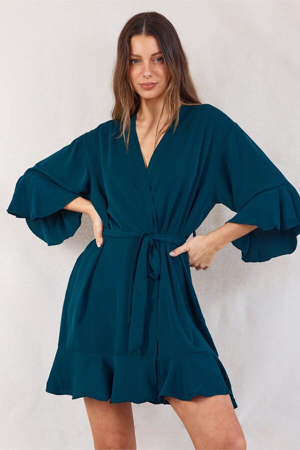 Olivia Emerald Green Bridesmaid Robes Plus Size Emerald Green Bridesmaid Robes Plus Size