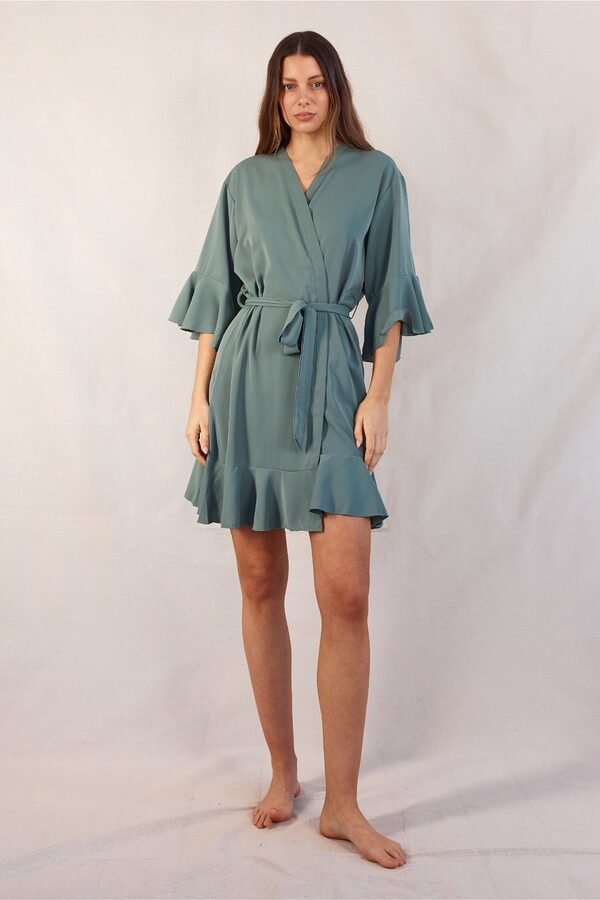 Olivia Eucalyptus Bridesmaid Robes Olivia Eucalyptus Bridesmaid Robes