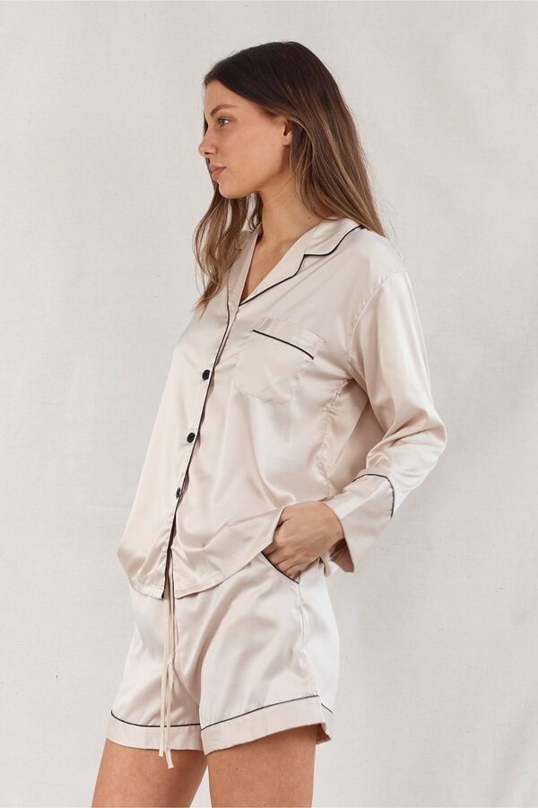 Bridal Pajamas Champagne by Bridesmaids Only Australia 3 Champagne Bridal Party Pyjamas Personalise Australia