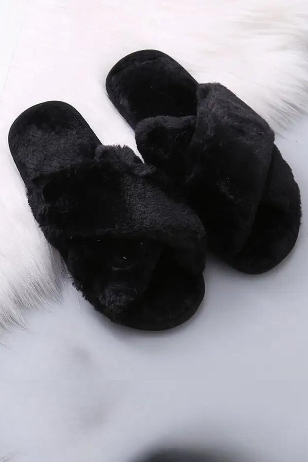 Natalia Cloud Nine Black Bridal Party Slippers Black bridesmaid slippers Australia