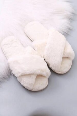 White bridesmaid slippers Australia