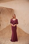 Asita Red Bridesmaid Dress by Tania Olsen - Asita Wine Red Bridesmaid Dresses Tania Olsen