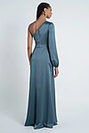 Estella Bridesmaid Dress by Jenny Yoo - EstellaJennyYooAgaveGreenSatinBridesmaidDress