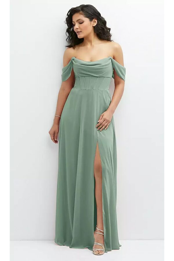 Etienne Seagrass Green Bridesmaid Dresses by Dessy