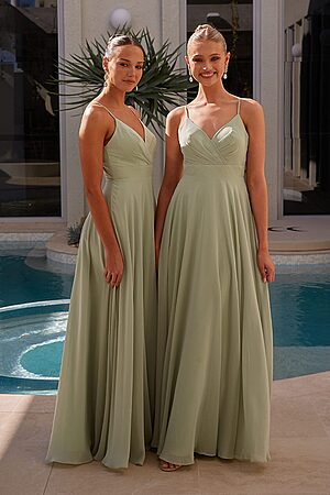 Evian Sage Green Bridesmaid Dress by Tania Olsen product image