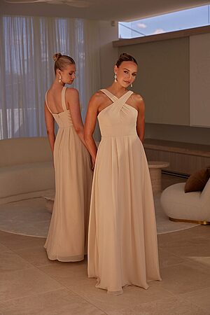 Kano Beige Bridesmaid Dress by Tania Olsen product image