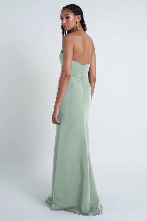 PaigeMorningMistLuxeFailleJennyYooBridesmaidDress Try Before You Buy Paige Bridesmaid Dress by Jenny Yoo - PaigeMorningMistLuxeFailleJennyYooBridesmaidDress