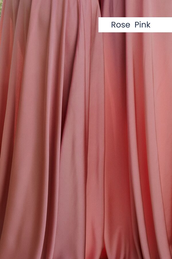 Rose Pink Tania Olsen Light Satin Rose Pink Satin by Tania Olsen