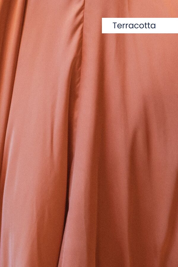 Terracotta Tania Olsen Light Satin Terracotta Satin by Tania Olsen