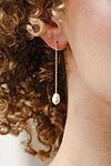 rose gold freshwater pearl bridesmaid earrings Australia