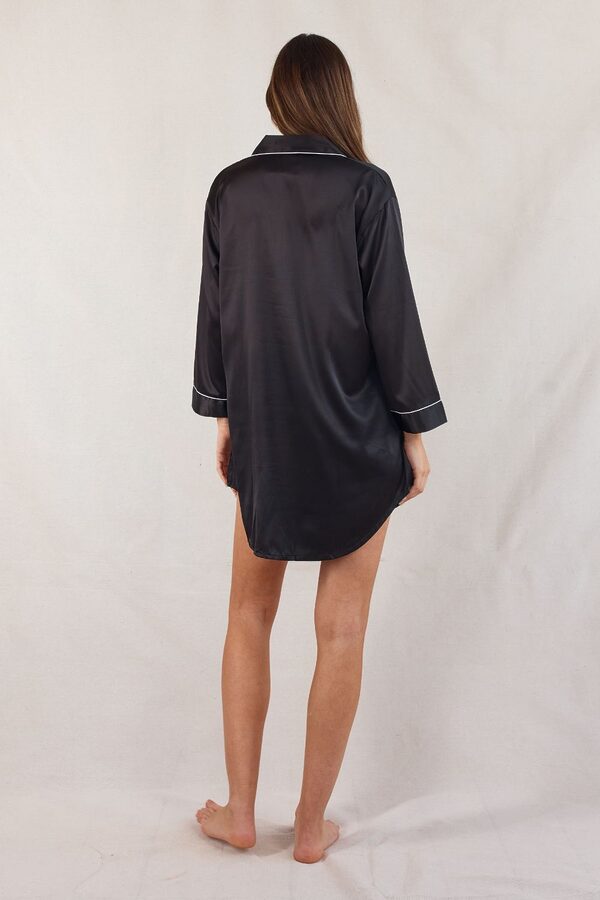 Willow Sleepshirt Black Bridesmaids Getting Ready Ideas 6 Bridesmaid Getting Ready Pyjamas